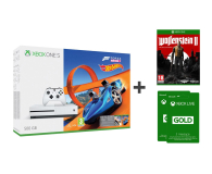 Microsoft Xbox One S 500GB Forza H3+Wolfenstein II+ GOLD 6M - 393292 - zdjęcie 1